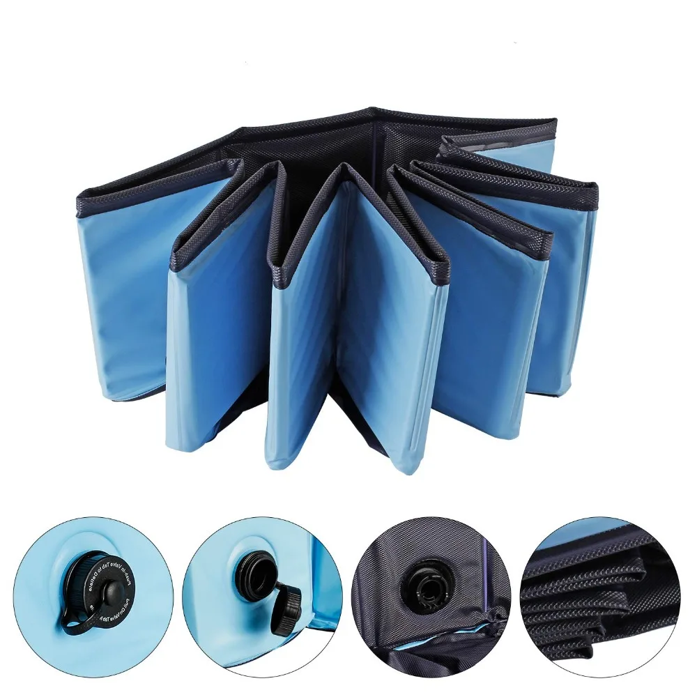 PVC Pet Swimming Pool Portable Foldable Pool Dogs Cats Bathing Tub Bathtub Wash Tub Water Pond Kiddie Foldable Pools Dog Kennels