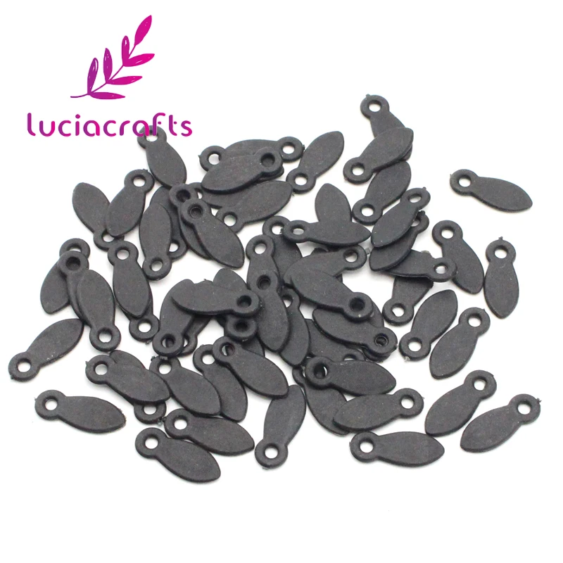 Lucia crafts 100pcs/lot 8*21mm Black/white Photo Frame Hooks DIY Rotating Buttons Picture Frame Accessories G1317