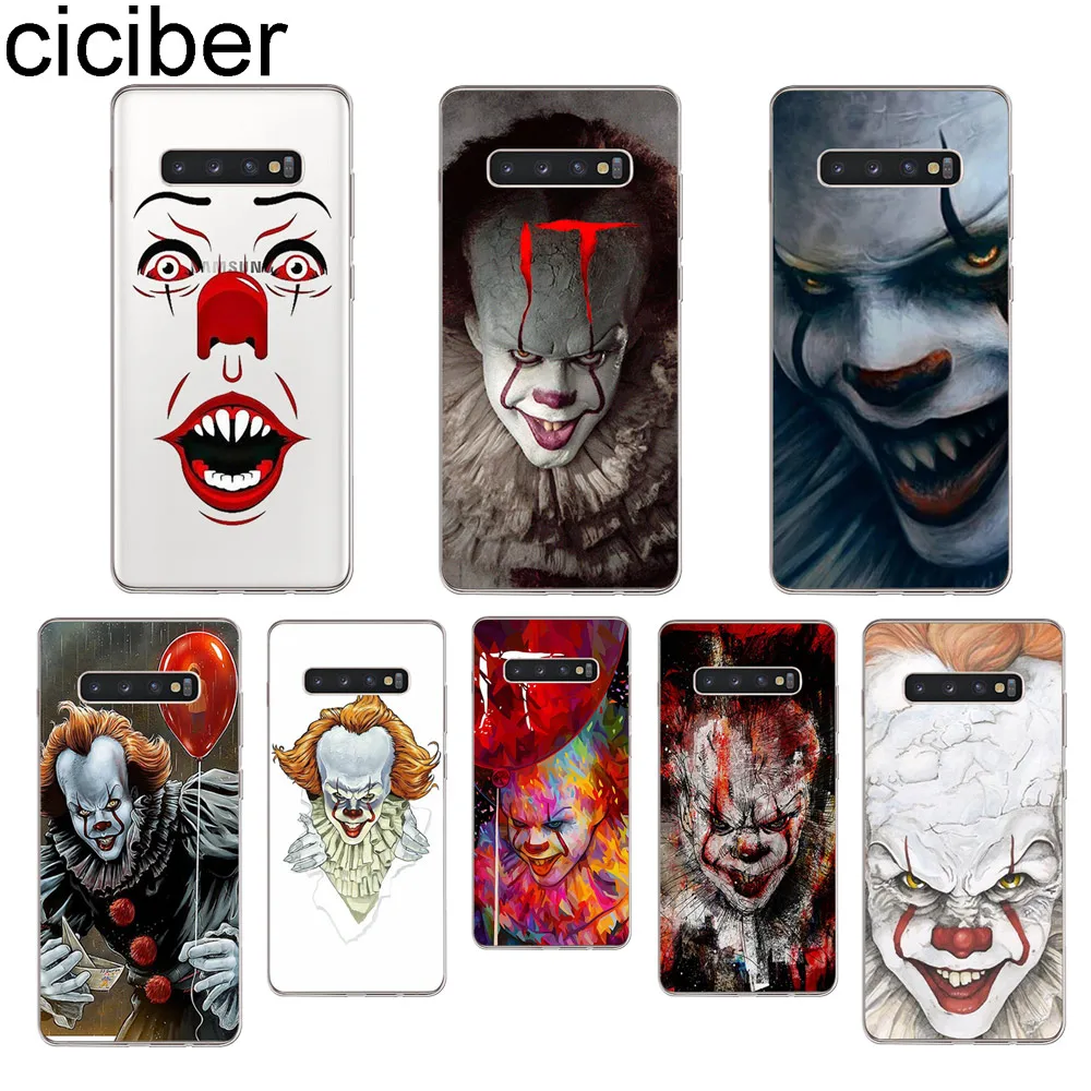 

Ciciber Stephen King's It Phone Case For Samsung Galaxy S9 S8 S10 S5 S7 S6 S10+ S10e Lite Plus Edge S5 mini Soft TPU Cover Coque