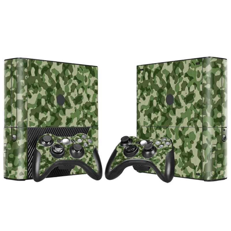 

Decorative Camo Designs Protective video Game Skin Sticker decals cover For Xbox 360 E Console Controller