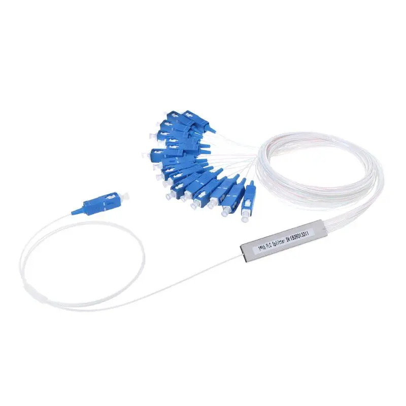 

SC/UPC Optical Fiber Connector 0.9mm Single Mode FBT Miniature PLC Splitter
