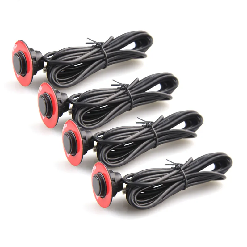

Car Parking Sensors 4 Original 13mm Flat Sensors Only Reverse Backup Radar Alarm Wthite Silver Black