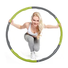 Home Fitness 0 9 KG HULA Hoop Plastic Abdominal Health Foam Massage Hula Hoop Weight Loss