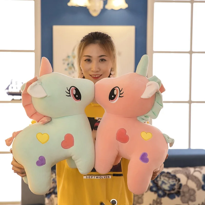 

25cm Cute Unicorn Stuffed Plush Toys Animal Stuffed Unicorn Toy Kids Party Cotton Plush TOY Bouquet Plush Dolls Drop shipping