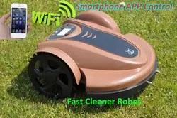 WI-FI приложение робот GrassTrimmer, сад робот инструмент с литий-батарея обновлен воды оборудована устройством Зарядное устройство + подобласти