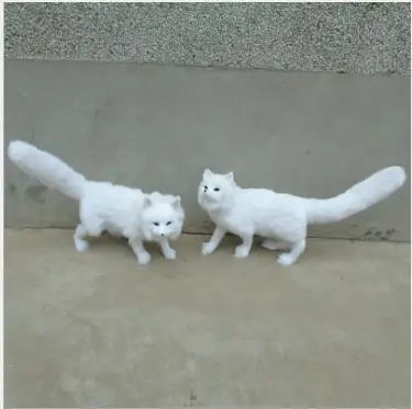

WYZHY Five colors optional crafts fur simulation fox home garden decoration 40X23X16cm