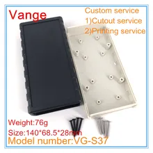 2 шт./лот литьевые коробки IP54 ABS Материал Пластик DIY корпус распределительная коробка для электронного проекта коробка 140*68,5*28 мм