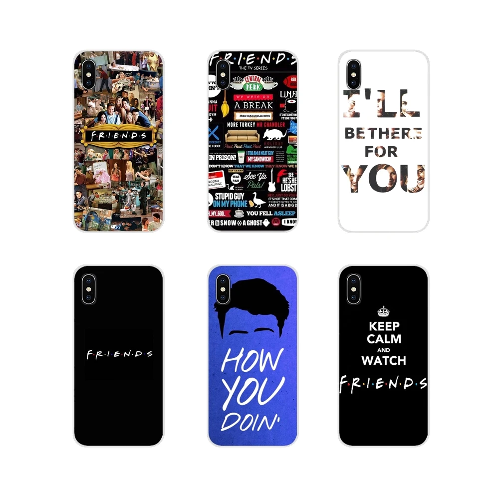 For Xiaomi Redmi Note 6A MI8 Pro S2 A2 Lite Se MIx Max 2 3 Oneplus 6T Friends tv show poster Transparent Soft Shell Covers | Мобильные