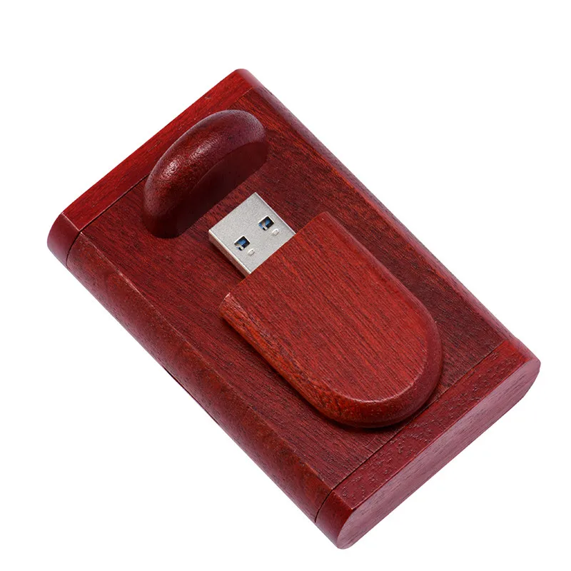 JASTER высокое качество деревянный логотип гравировка по дереву USB флеш-накопитель 4 ГБ 8 ГБ 16 ГБ 32 ГБ подарок флеш-карта памяти - Цвет: Rose wood