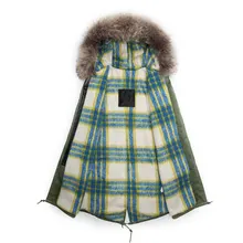 Меховая парка с капюшоном, специальная подкладка, толстая Мужская парка