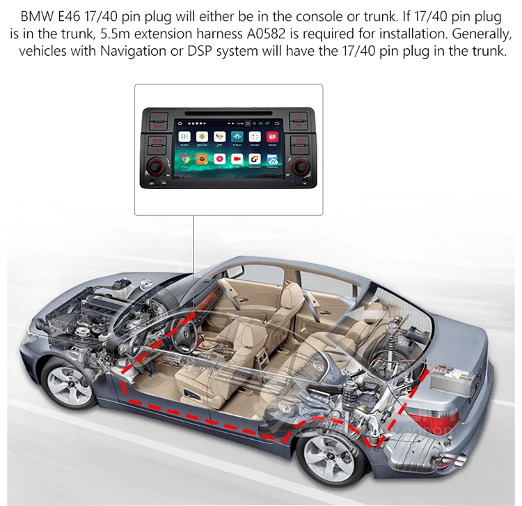 Discount 7" Android 8.0 Octa-Core Car DVD Multimedia Navigation GPS Radio for BMW 3 Series E46 1998-2006 with Split Screen Mode Support 11