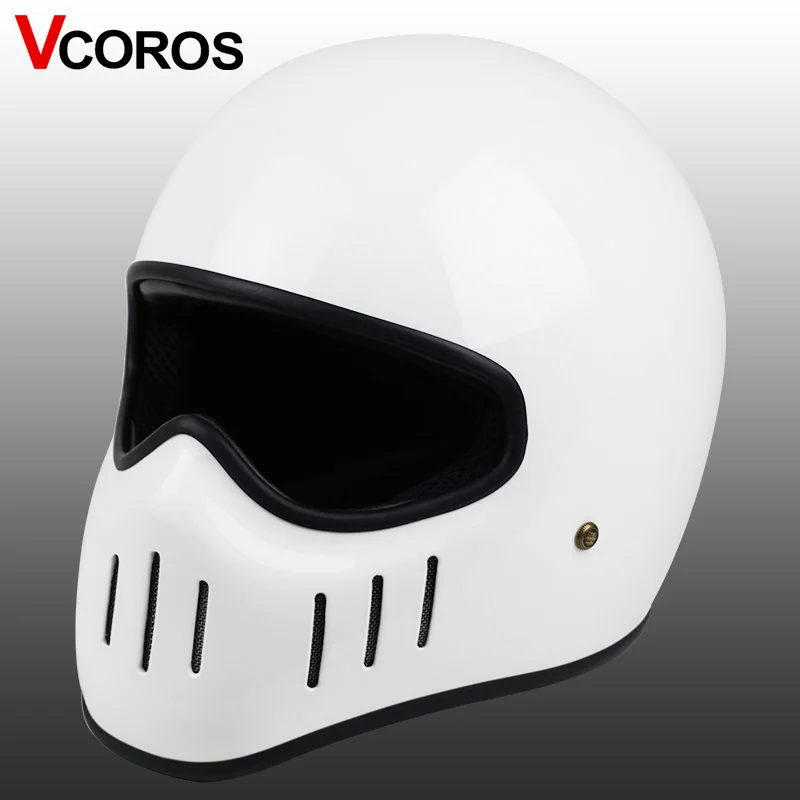 US $103.55 Japan Thompson TT Co fibe glass full face motorcycle helmet men and women vintage motorbike helmet scooter jet retro helmets