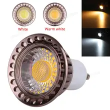 Dimmable GU10 720-800LM 9W светодиодный светильник, теплый белый/белый светильник, COB Точечный светильник, светильник, 110 V/220 V