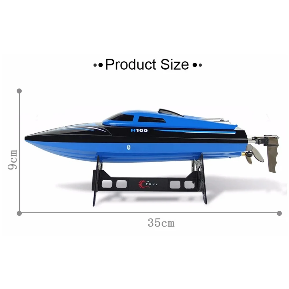 H100 2.4G 4CH 26km/h 180 Degree Flip High Speed Electric Remote Conctol RC Racing Boat Kids Outdoor Toys RC Boat Speedboat H100 2.4G 4CH 26km/h 180 Degree Flip High Speed Electric Remote Conctol RC Racing Boat Kids Outdoor Toys RC Boat Speedboat
