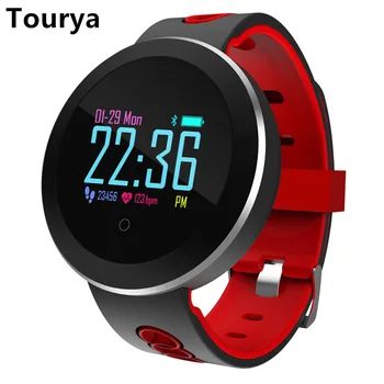 

Tourya Q8 Pro IP68 Waterproof Unisex Fitness Tracker Smart Watch Bracelet Sport Heart Rate Smartwatch Monitor For Android IOS