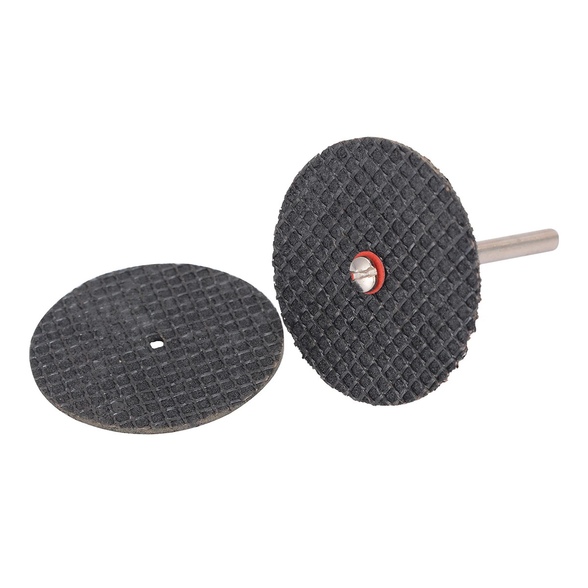 25pcs 32mm Resin Cutting Wheel Cut-off Discs Set 2mm Diameter with Connection Rod For Rotary Tools