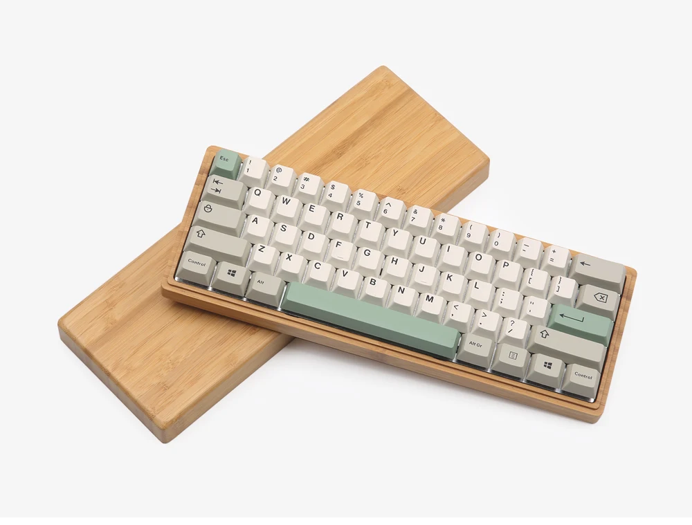 Bamboo Case For Custom 60 Gh60 Dz60 Mechanical Keyboard Keyboards