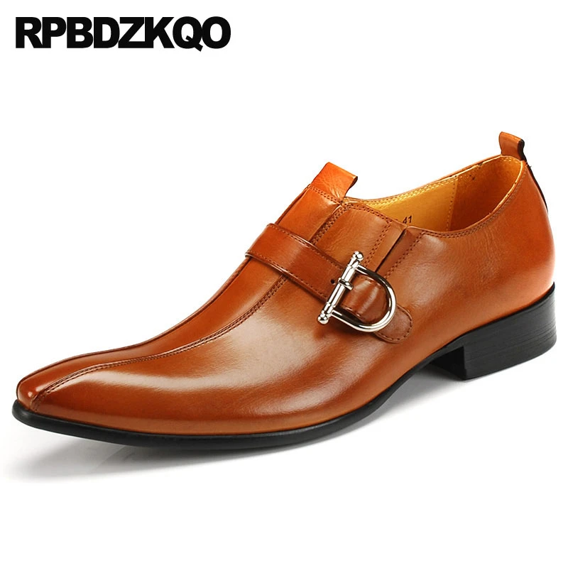 orange dress shoes for wedding