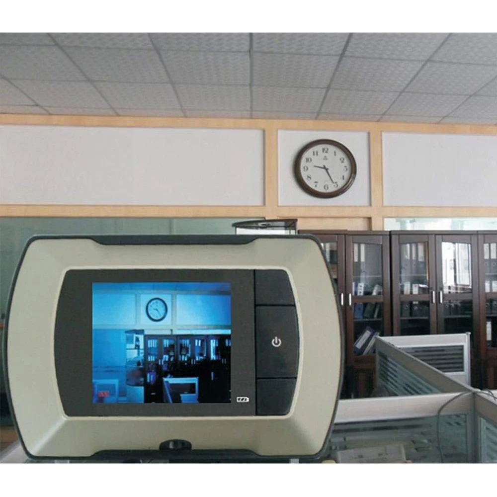 

Smart home electronic video doorbell, 300-megapixel digital camera 2.2-inch color display, no need to route the original cat eye