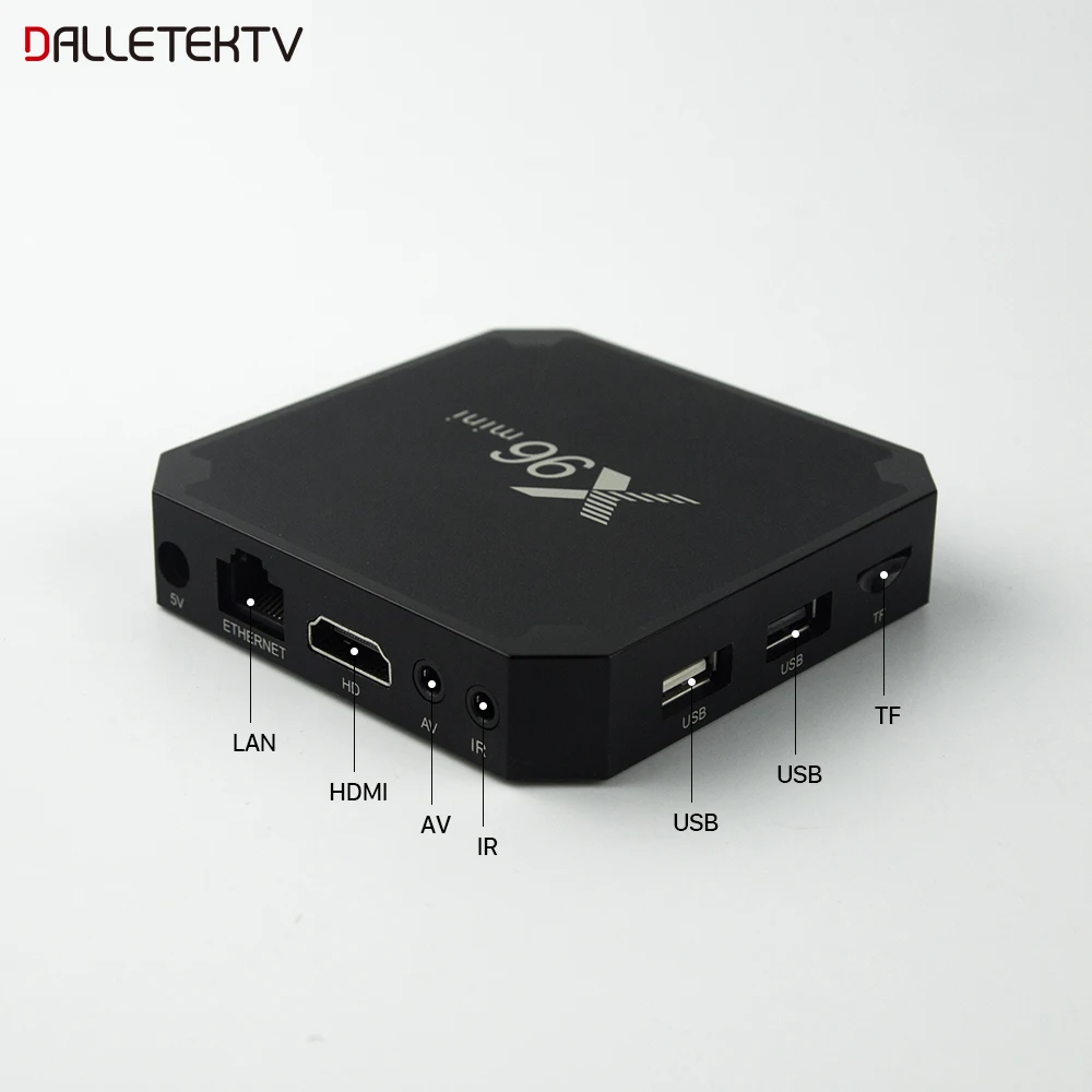  X96 mini French Arabic IPTV Box 1 Year QHDTV Code Subscription Smart X96MINI TV Box Android 7.1 Net