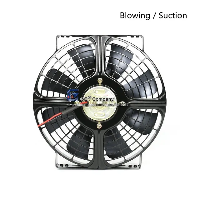 Universal 10 Inch Radiator Fan 12v 24v Slim Electric Universal 10 Inch Radiator Fan 12v 24v Slim Electric Cooling A C Ac Auto Air Conditioning Truck Car Vehicle