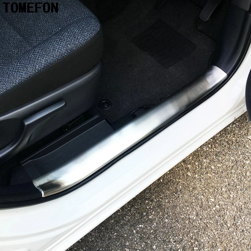 4 шт. накладки из нержавеющей стали для Toyota Sienta 2015 2016 2017 Second GE (NHP170)|pedal pedales|pedals