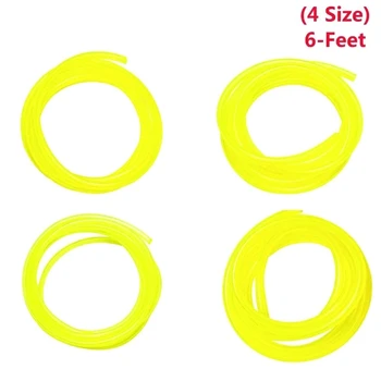

4 Size Petrol Fuel Line Hose Tube For Common 2 Cycle Small Engine & Chainsaw New