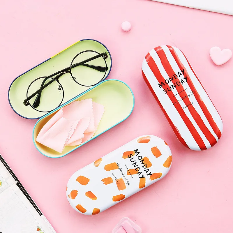 

Cartoon Cute Fresh Fruit Sunglasses Glasses Box Case Portable Protector Eyewear Glasses Box Bag