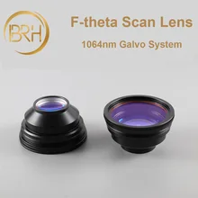 BRH F-theta сканирующая линза полевая линза 1064nm сканирующая 50x50-300x300mm FL.63-420 мм резьба M85X1 для волоконно-лазерной маркировки деталей машины