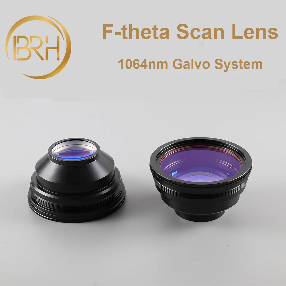 BRH F theta объектив для сканирования 1064nm сканирование 50x50 300x300mm FL.63 420 мм нить M85X1