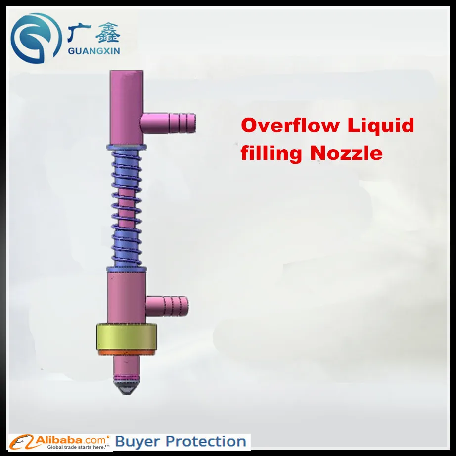 

Free Shipping overflow Liquid Filling nozzle of Filling Machine
