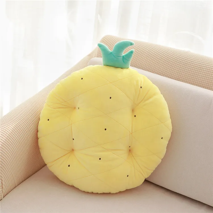 Креативный 3D зимний фруктовый ПП хлопок офисная подушка на спинку стула диван подушка новая 45 см - Цвет: 6