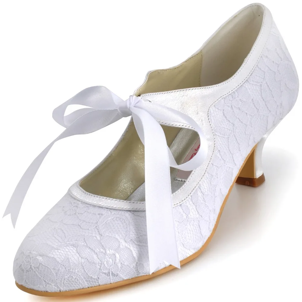 shoes with satin ribbon