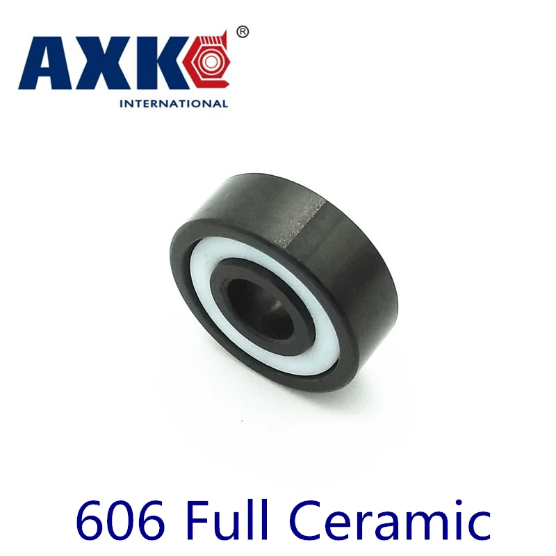 

2019 Top Fashion Real Axk 606 Full Ceramic Bearing ( 1 Pc ) 6*17*6 Mm Si3n4 Material 606ce All Silicon Nitride Ball Bearings