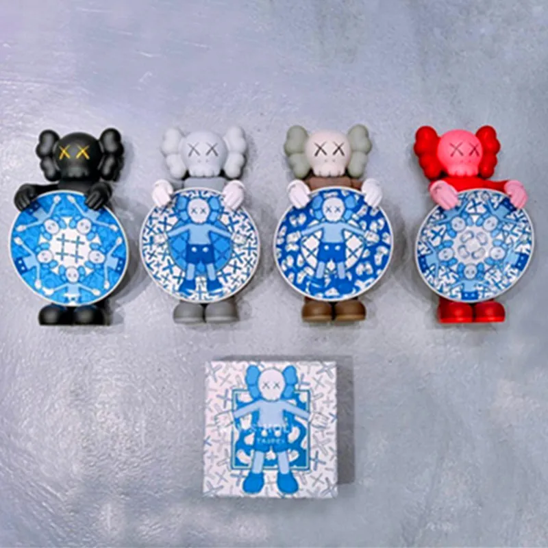 

High Quality 4Pcs Of One Set Holiday Tableware Sesame Street Ceramic Plate OriginalFake Accessories Collection Gifts X1286