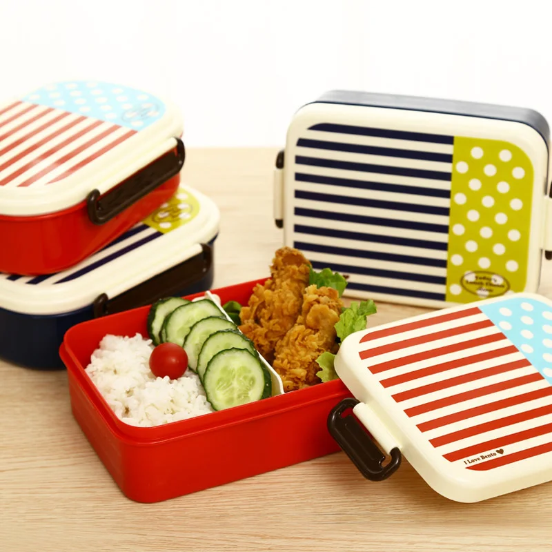 New Japanese Style Plasstic Sushi Food Storage Container For School Kids Portable Travel Camping Bento Lunch Box China Meal Prep