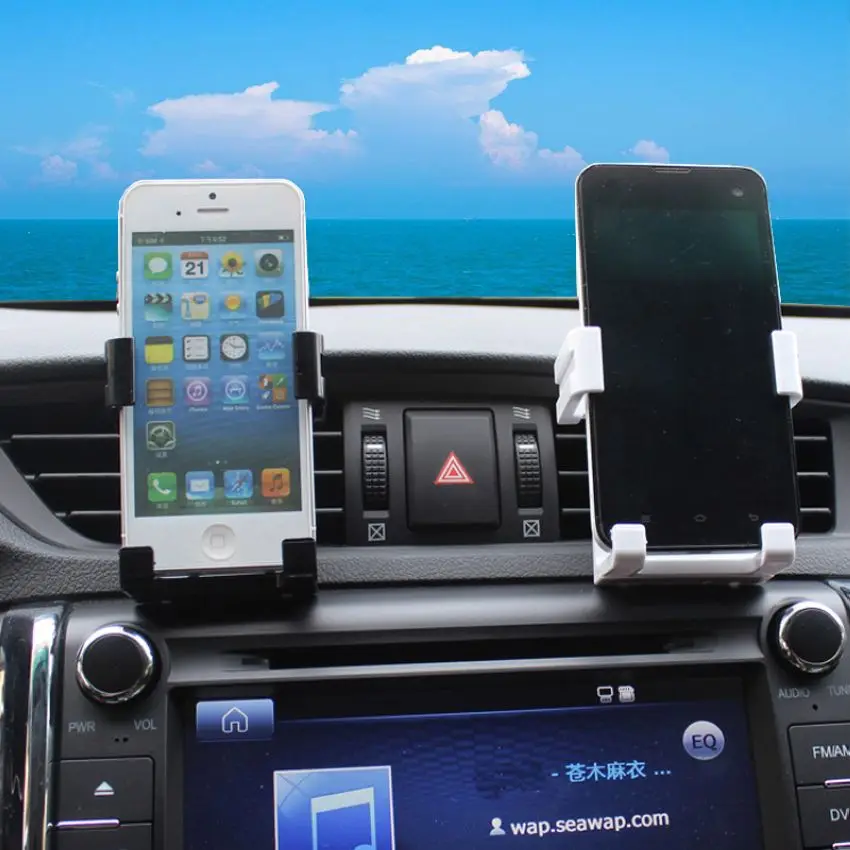 Черный Автомобильный держатель для телефона Air Vent Mount мобильного выдвижной iphone