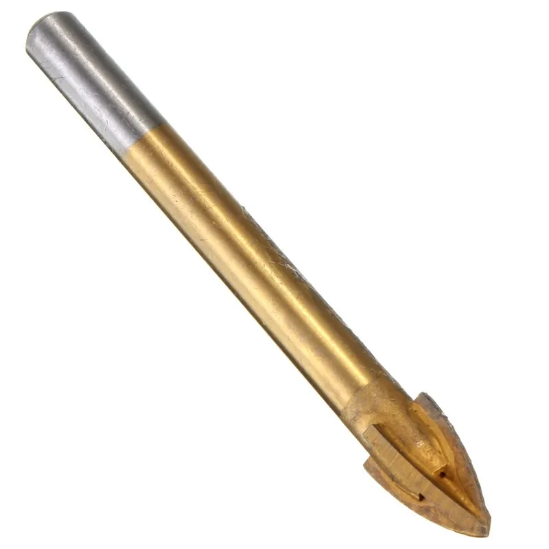 

8mm Optional Alloy Plating Titanium Cross-shaped Triangular Drill Bit Drill Can Be Installed Directly In The Ordinary Drill