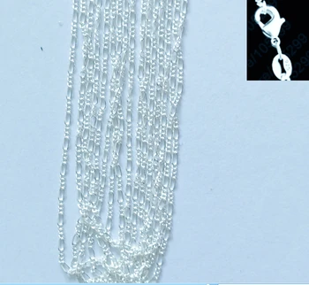 

10pcs/lot Promotion! wholesale M925 Silver color necklace, - fashion jewelry Snake Chain 2mm Necklace 16 18 20 22 24"