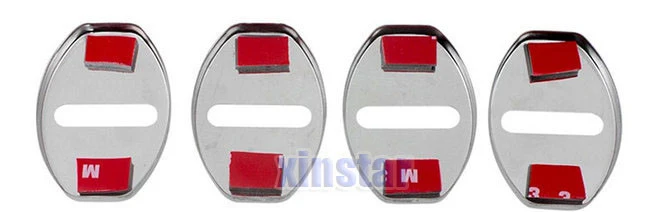 4 шт./лот 304 стальной дверной замок Quattro Sline для Audi A3 A4 A6 A7 S3 S4 S5 S6 Q3 Q5 Q7 TT S RS|Наклейки