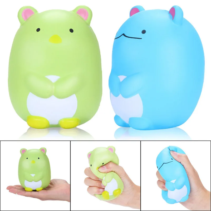 1 шт. 12 см Jumbo Squishies милые с изображением белого медведя из мультфильма крем Ароматические медленно расправляющиеся мягкие игрушки