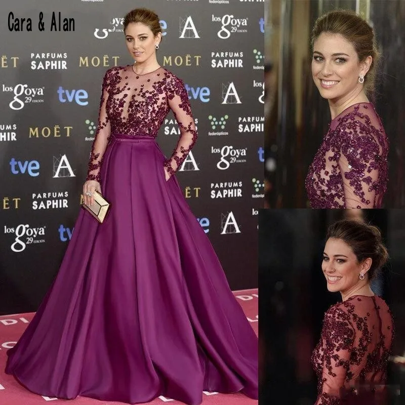 Элегантные вечерние платья знаменитостей Zuhair Murad прозрачные кружевные вышитые