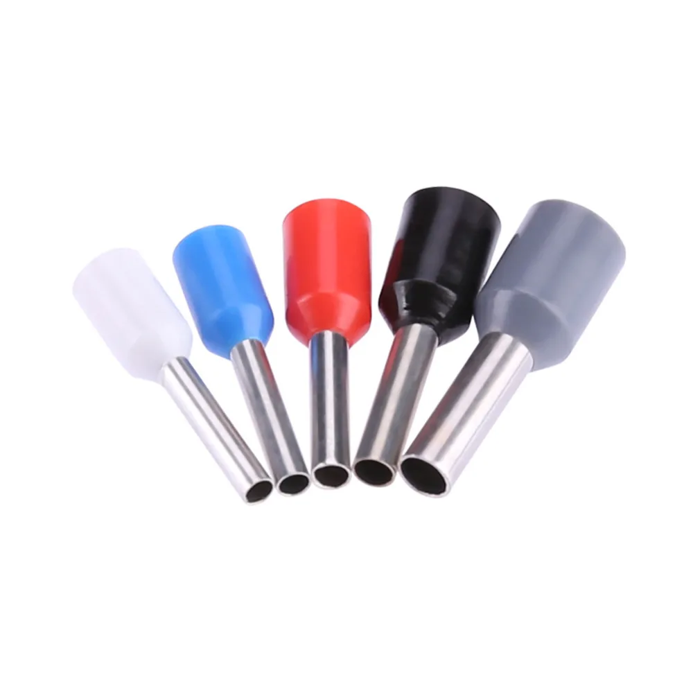 

400pcs/set Electrical Crimp Connector Tube Wire Connector Insulated Cold Pressing Copper Terminals with Storage Box