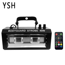 YSH RGBW Strobe Light LED Disco Strobe Lights 40W DJ Flashing Stage Light for KTV Party Lighting Christmas Decoration for Home YSH RGBW Strobe Light LED Disco Strobe Lights 40W DJ Flashing Stage Light for KTV Party Lighting Christmas Decoration for Home