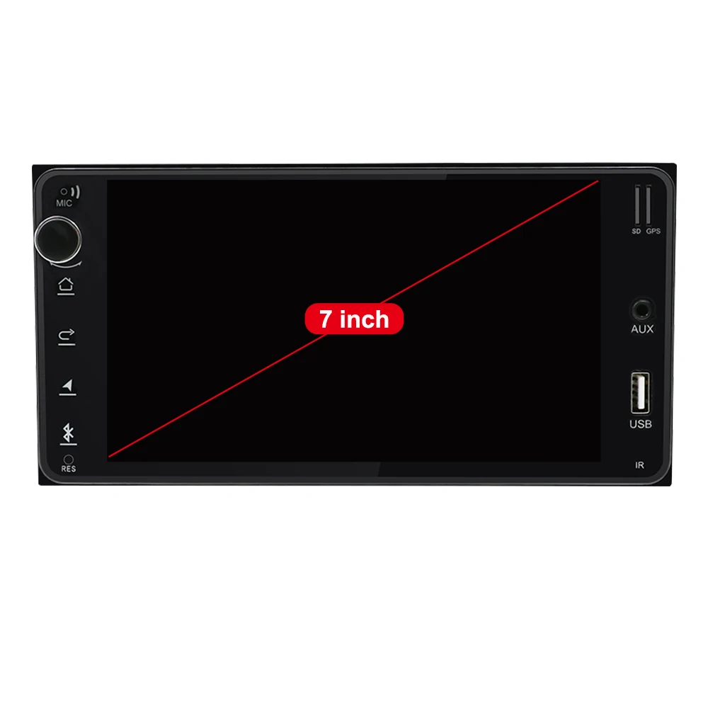 Top Eunavi Android 9.0 CAR GPS For Toyota Universal RAV4 COROLLA VIOS HILUX Terios Land Cruiser 100 PRADO 4G+64G RK3399 2 din 3