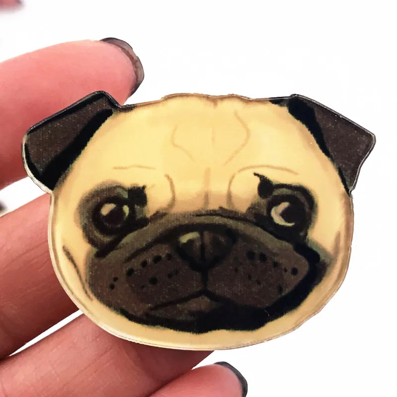 1Pcs Animal Dog Panda Cartoon Pins and Brooches for Women Men Lapel Pin Backpack Bags Badges Kids Gifts Custom Button Badges