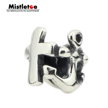 

Mistletoe Jewelry Genuine 925 Sterling Silver Faith, Hope & Charity Charm Bead Fits European 3.0mm Bracelet