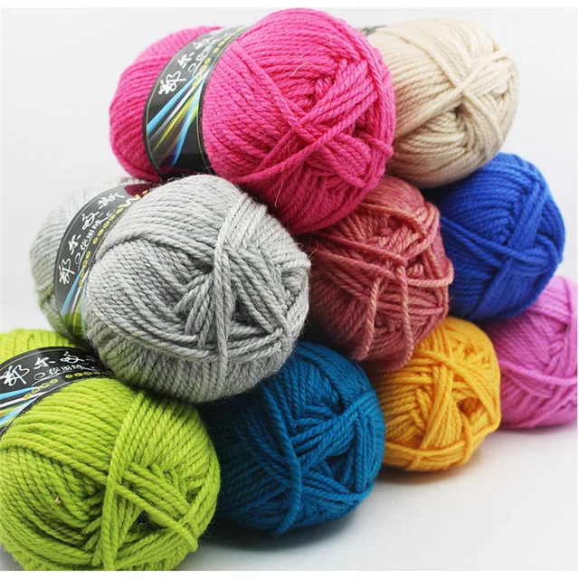 Buy 300g/Lot Organic Baby Merino Wool Roving Yarns Skein Hand Knitting Crochet