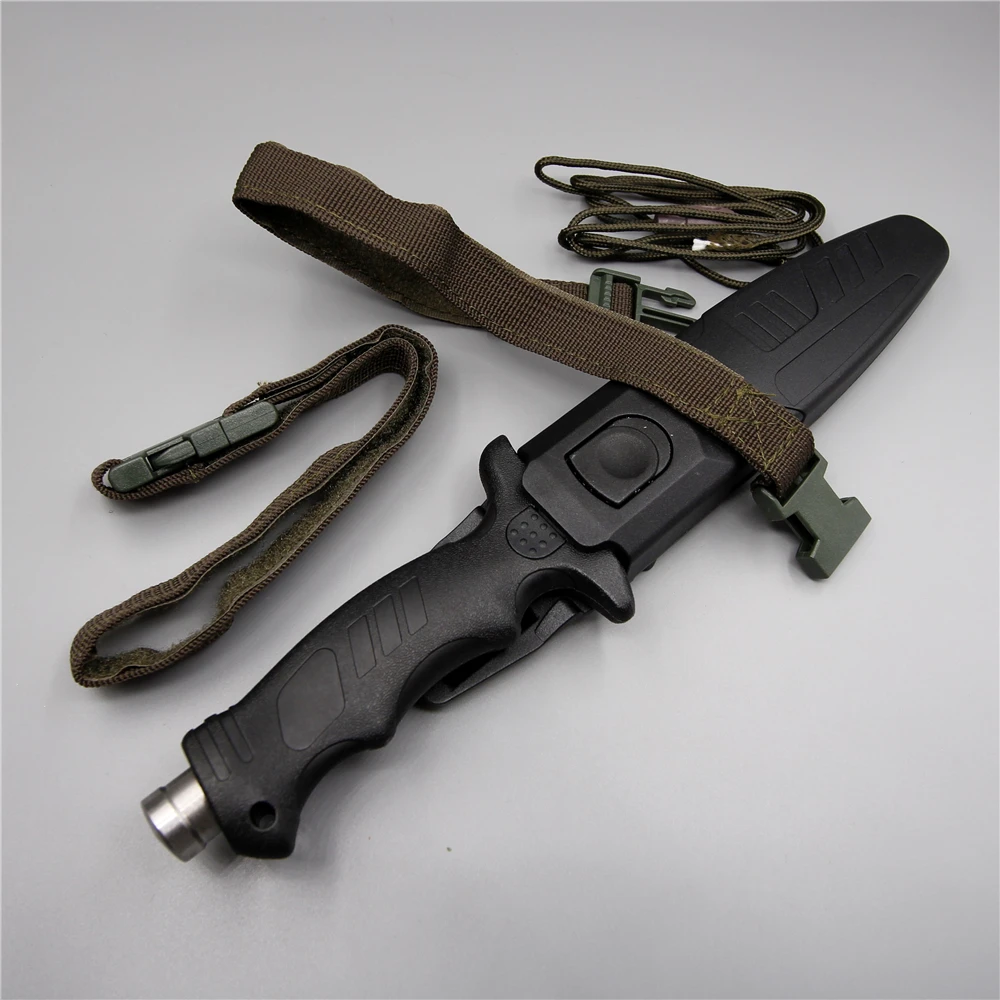 Chinese army diving knife 440c fixed blade camping rust surface serrated portable wearable outdoor tactical knife with sheath Chinese army diving knife 440c fixed blade camping rust surface serrated portable wearable outdoor tactical knife with sheath