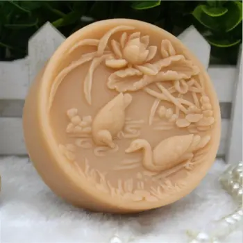 

Grainrain Silicone Soap Mold Bird Mandarin Duck Silicone Mold for Soap Handmade Craft Mold